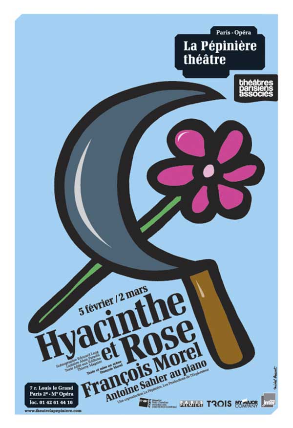 Affiche 2012, Hyacinthe rose de Michel Bouvet