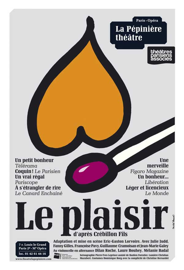 Affiche 2012, Le plaisir de Michel Bouvet